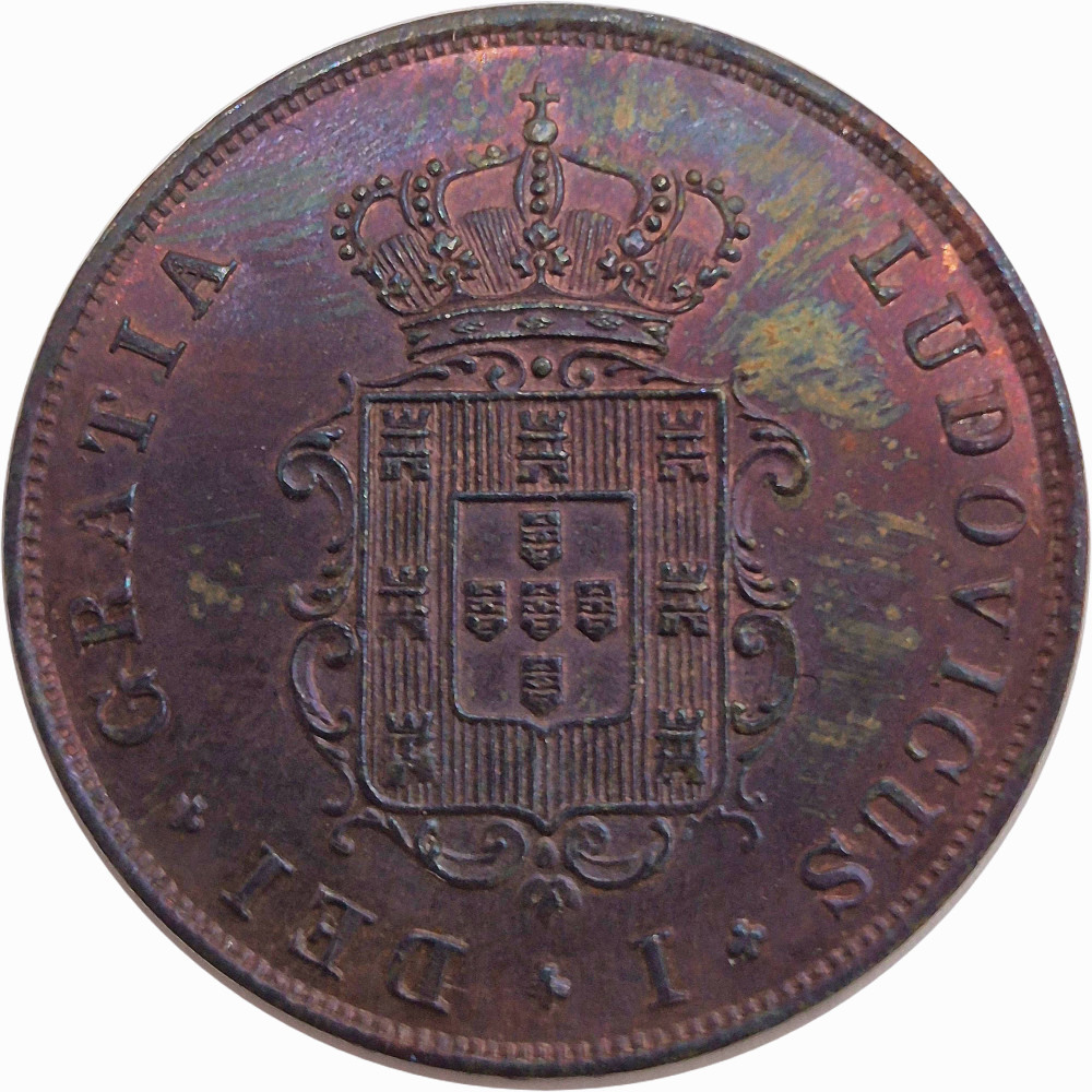 D. Luís I 3 Réis 1874
