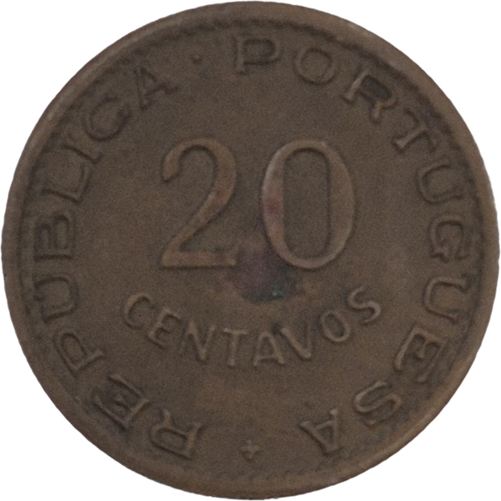 Moçambique 20 Centavos 1950
