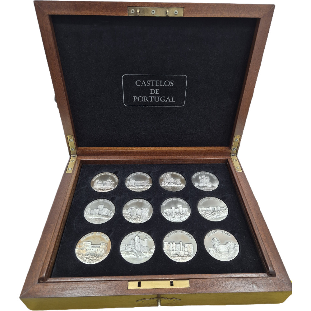 Castelos de Portugal Medalhas em Prata