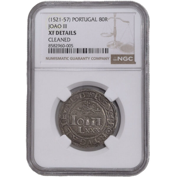 D. João III Real Português Dobrado (LXXX Reais)