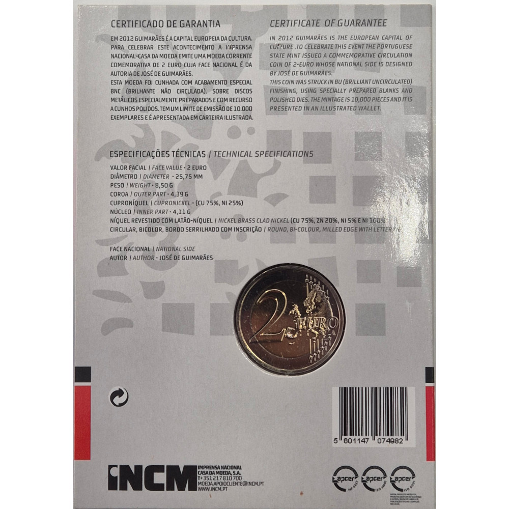 2€ B.N.C. Guimarães 2012