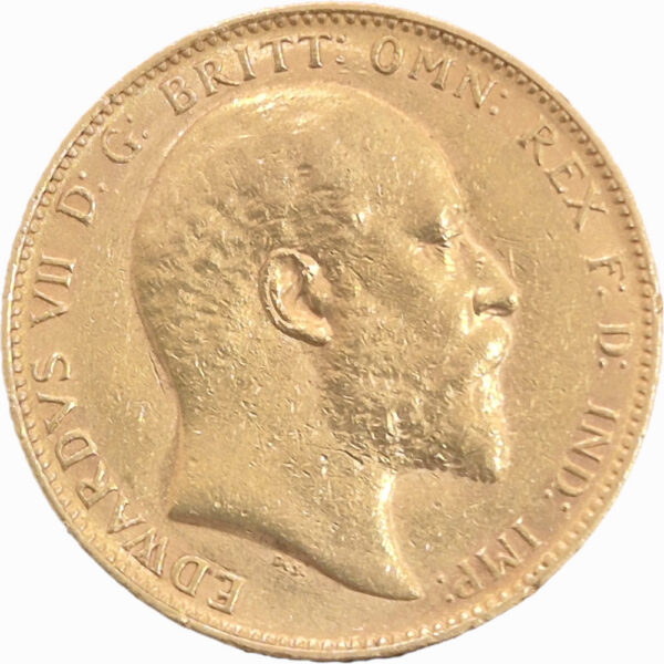 Libra em ouro 1904 P Rei Edwardus VII