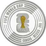 moeda Portugal 5€ 2026 FIFA World Cup (Prata Proof)