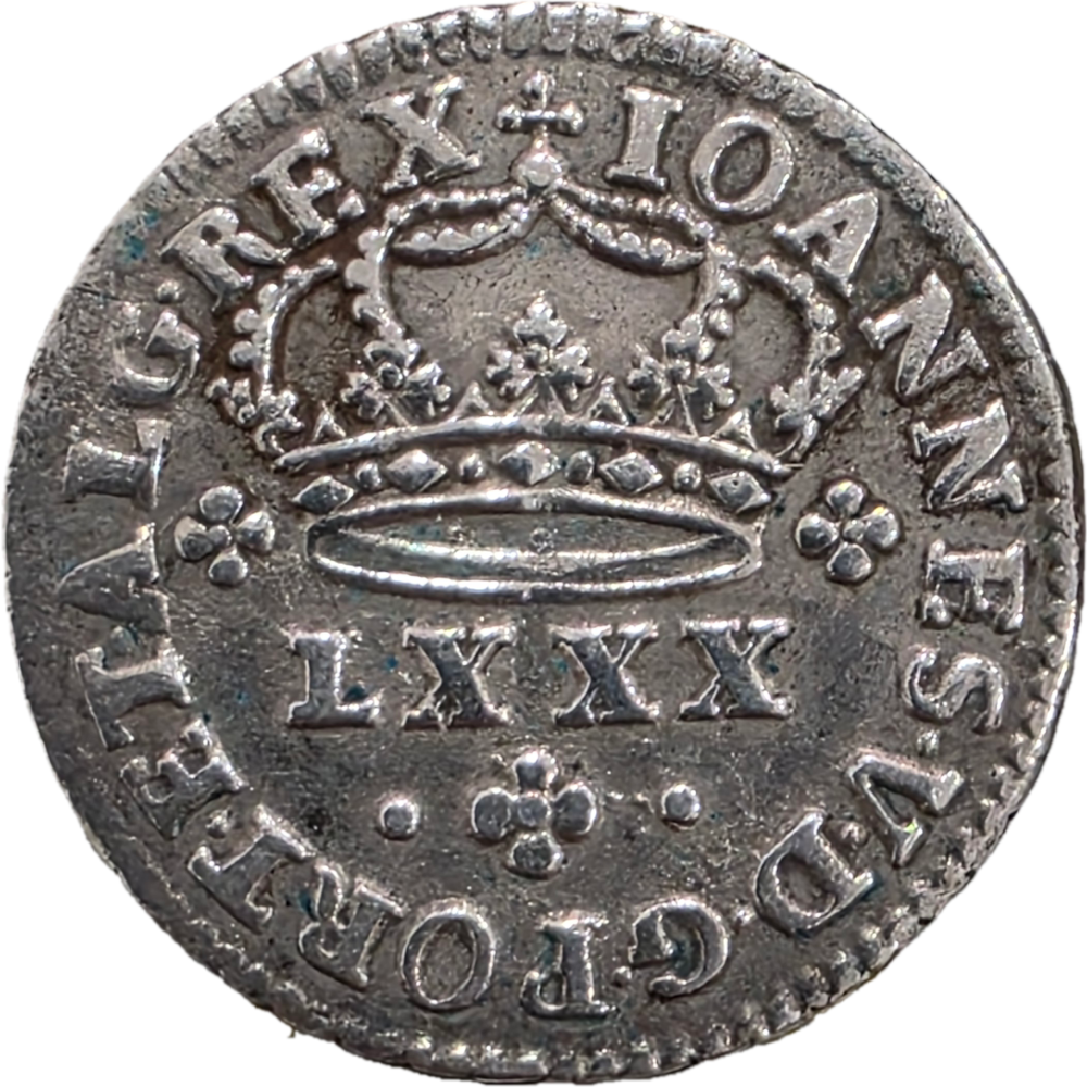 Moeda D. João V 100 réis (Tostão)
