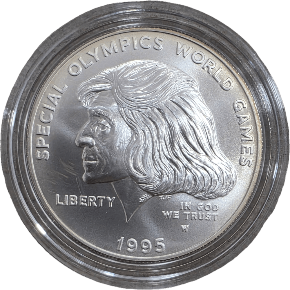 moeda E. U. da América1 Dollar 1995 J. Olímpicos Esp.