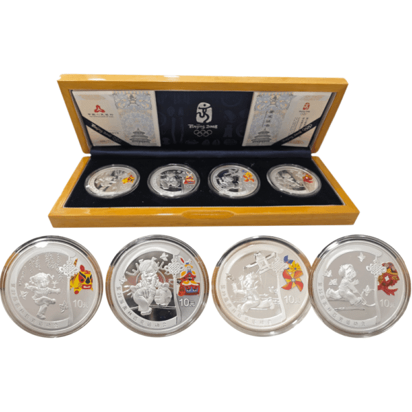 pack XXIX Jogos Olímpicos de Pequim Prata Proof III