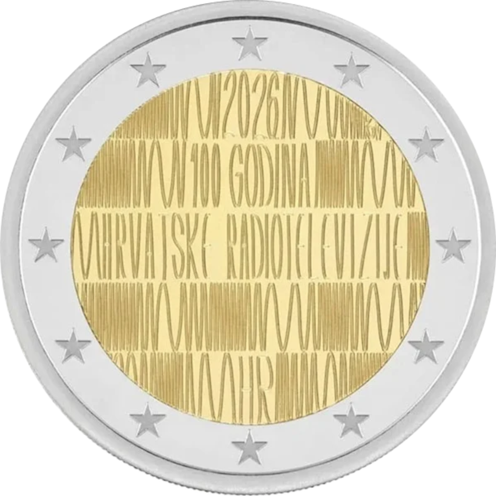 Croácia 2 Euros 2026