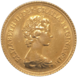 meia libra em ouro 1982