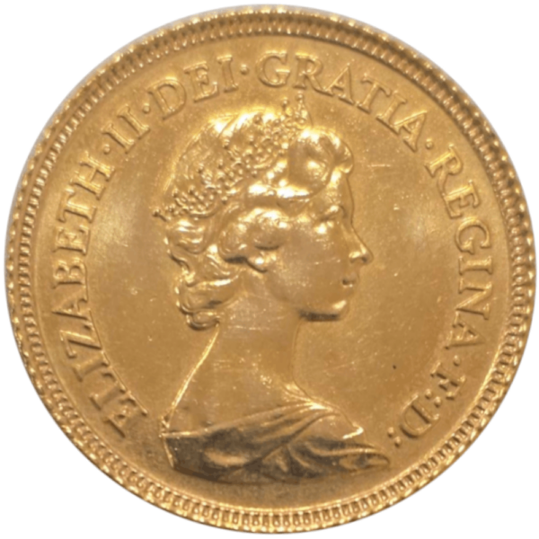 meia libra em ouro 1982