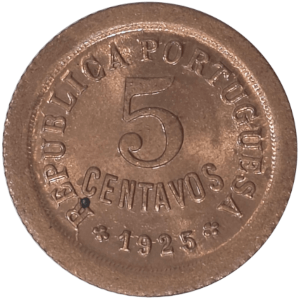 moeda 5 centavos de 1925